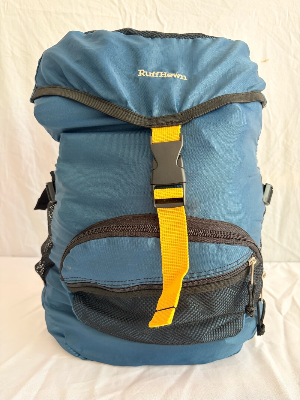 Ruff Hewn Men's Blue Daypack with Yellow Accent